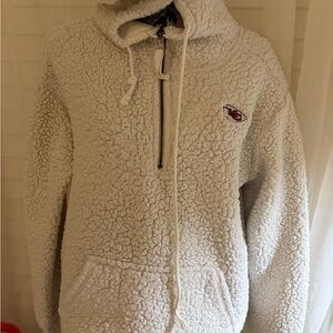 NFL chiefs Team Apparel White Hoodie